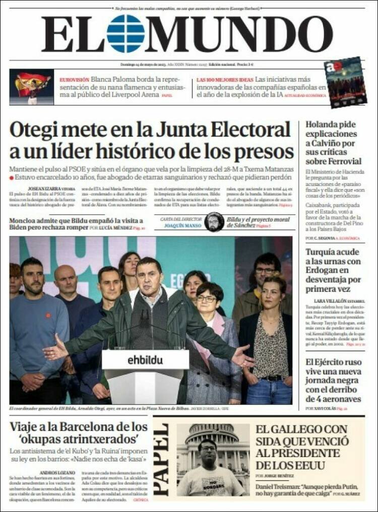 Portada El Mundo