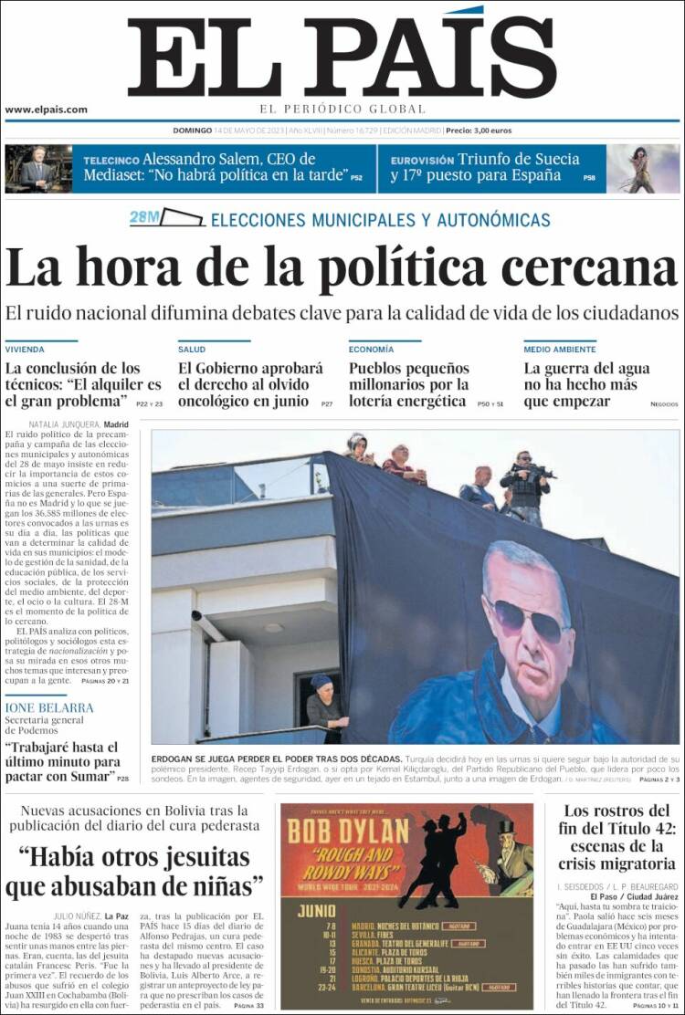 Portada El País