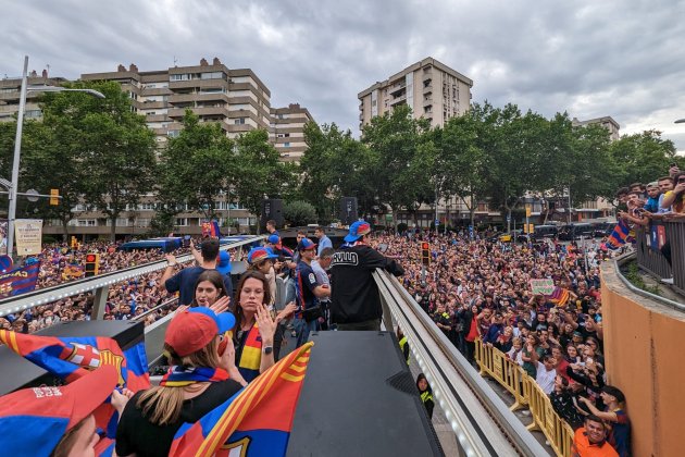 Rúa celebración Liga Barça