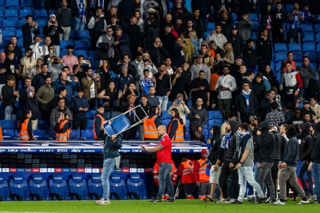 Incidentes ultras RCDE Stadium Espanyol Barça título Liga Incidentes ultras RCDE Stadium Espanyol Barça título Liga
