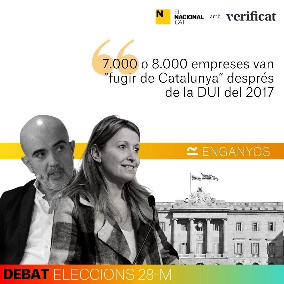 eva parera daniel sirera emprendidas debate barcelona 2023 verificado