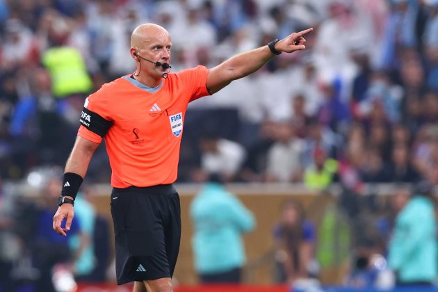 Szymon Marciniak dirigiendo la final del Mundial de Qatar / Foto: Europa Press