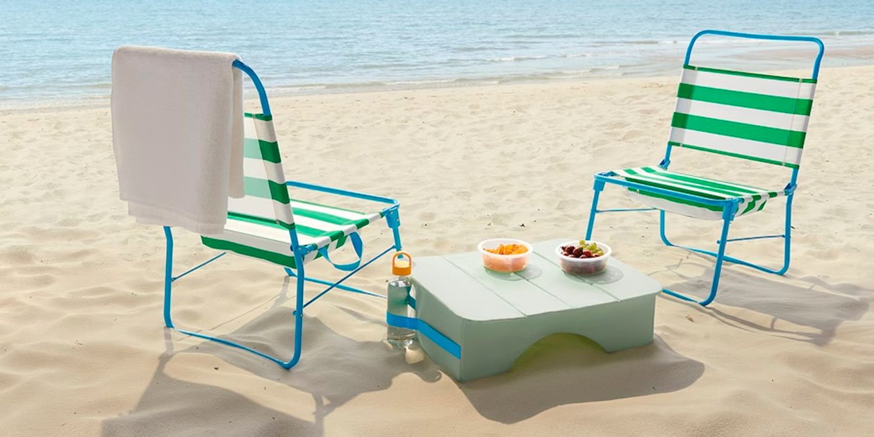 Ikea dissenya una taula/safata per menjar a la platja