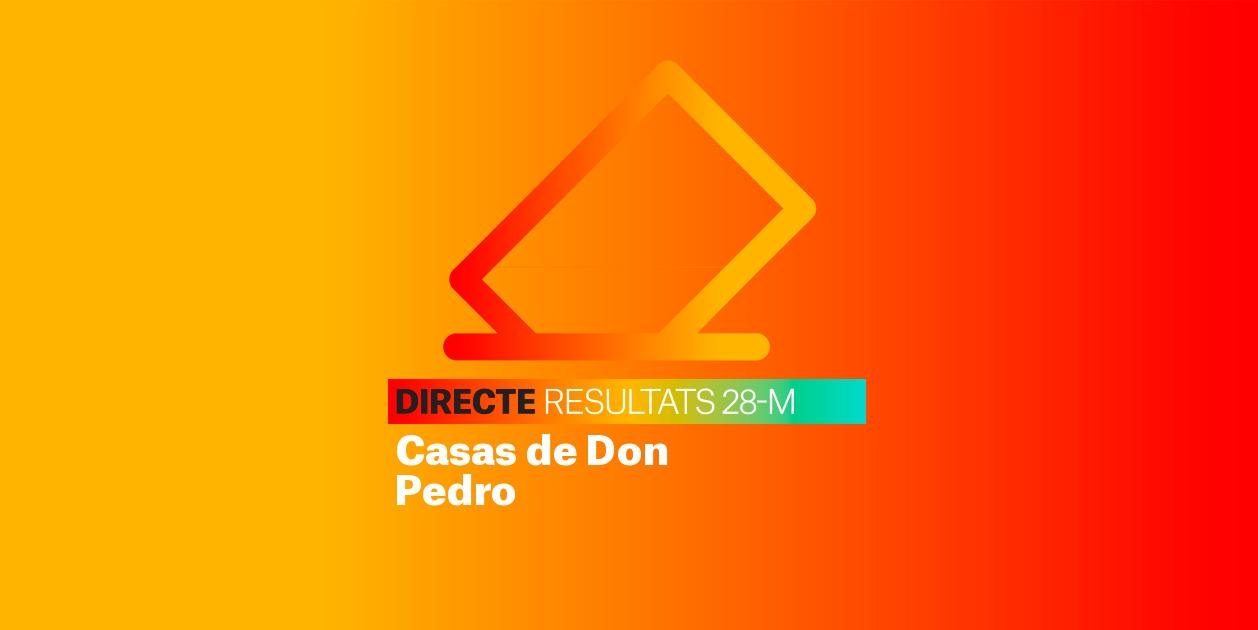 Resultats Eleccions Casas de Don Pedro | Escrutini de les Municipals 2023