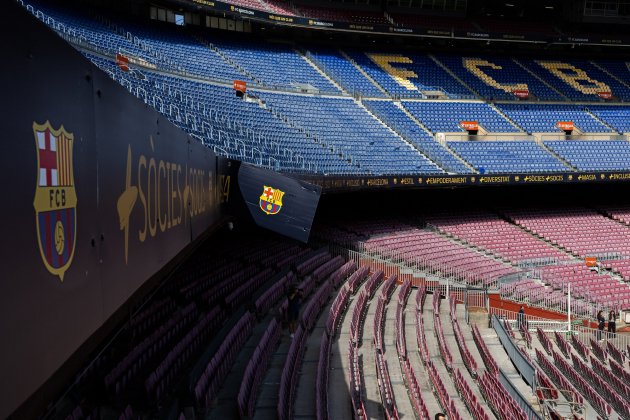 Escudo Camp Nou Barça / Foto: Miquel Muñoz