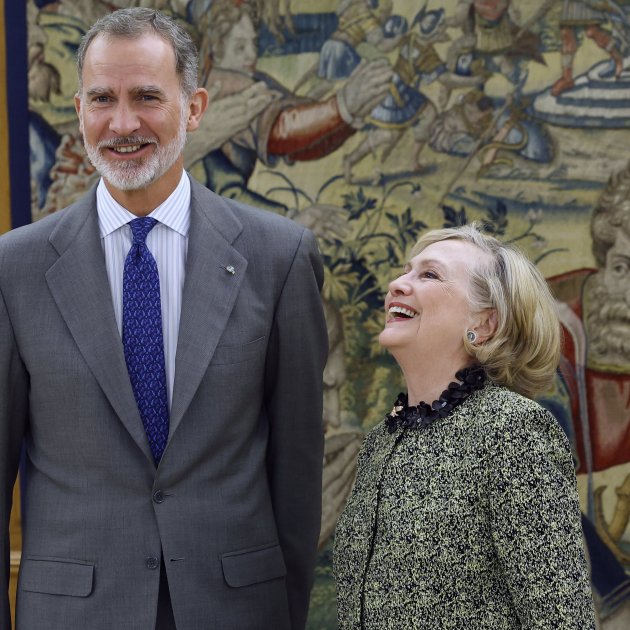 Felipe y Hillary CLinton EFE