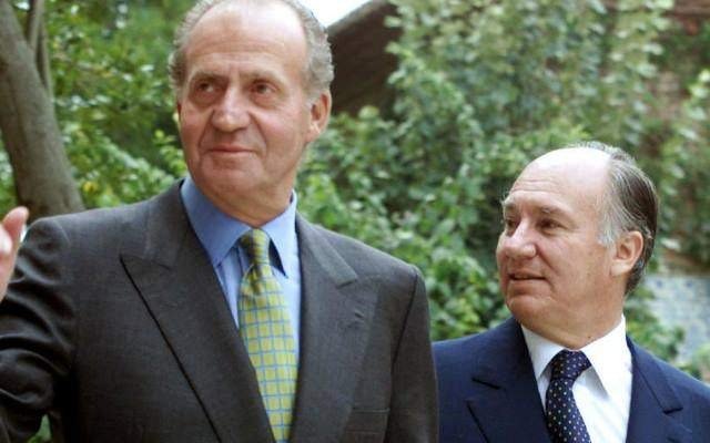 Juan Carlos i el bilionari Agakan