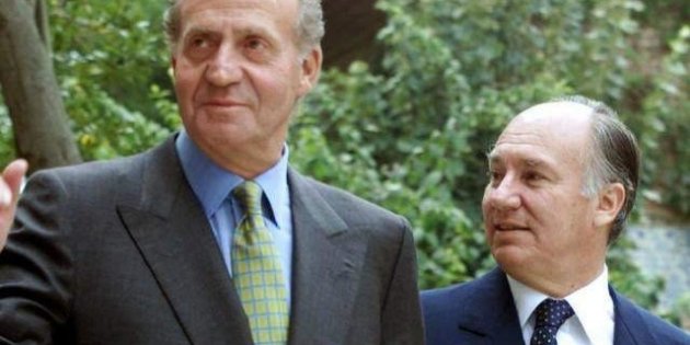 Juan Carlos y el billonario Aga Khan