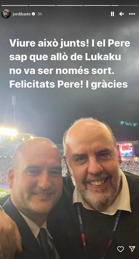 Jordi Bastéi Pere Guardiola Instagram