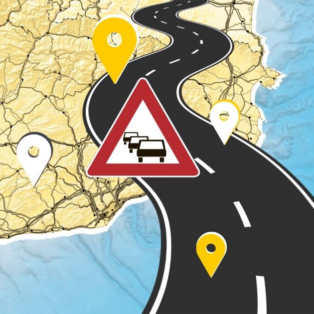 Estado del tráfico en Catalunya en tiempo real: carreteras cortadas, incidencias y retenciones