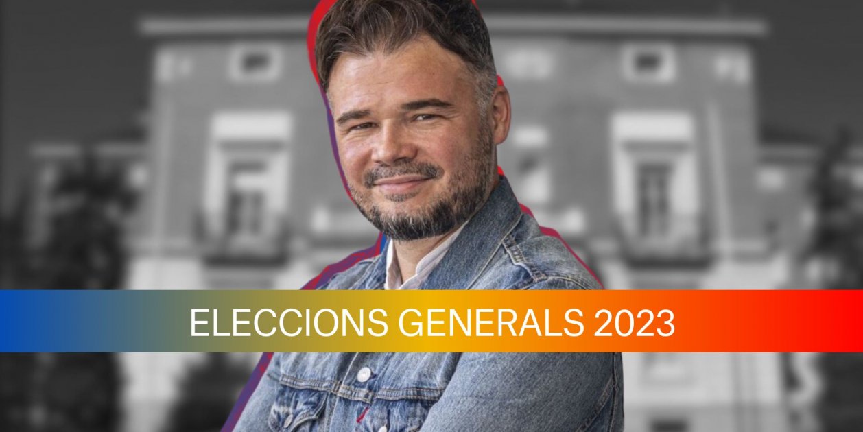 Gabriel Rufián Candidato Elecciones Generales 2023