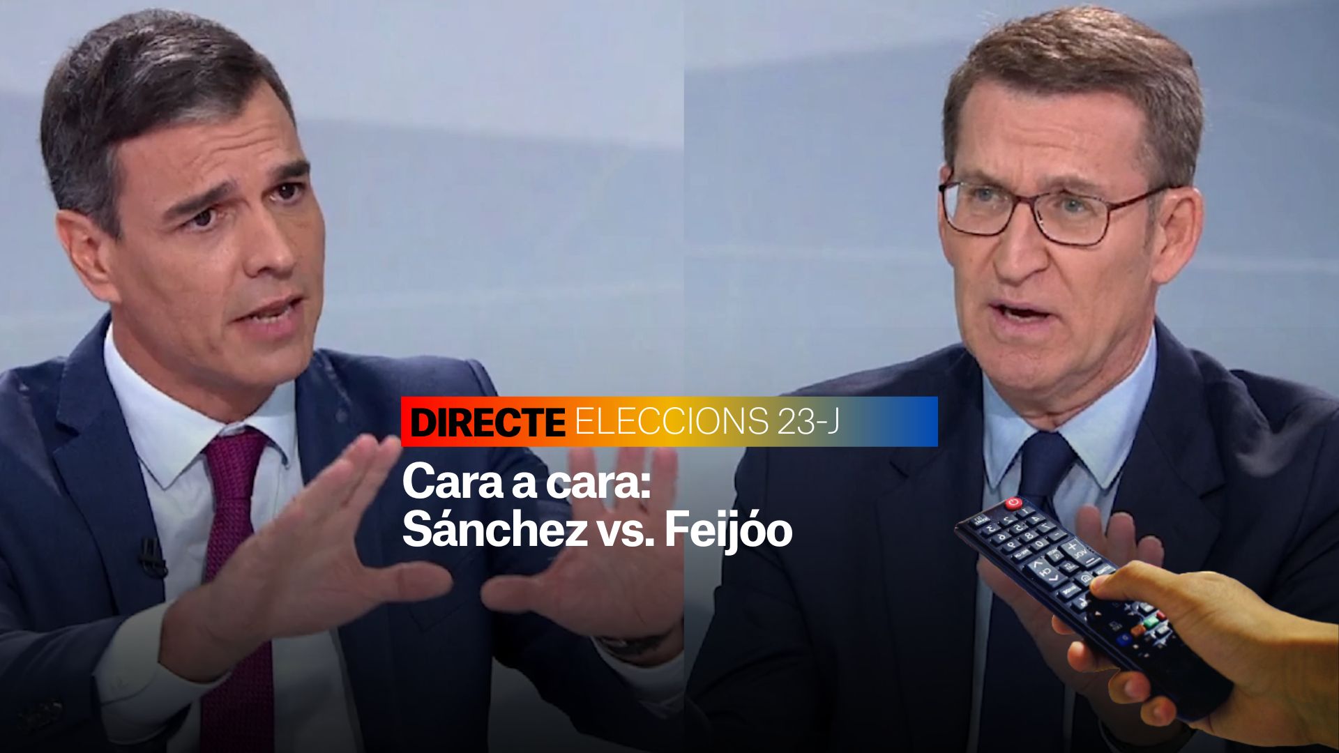 Debat electoral, EN DIRECTE: Intens cara a cara Sánchez - Feijóo