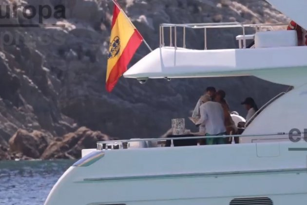 Jaime Marichalar beso yate Ibiza Chance