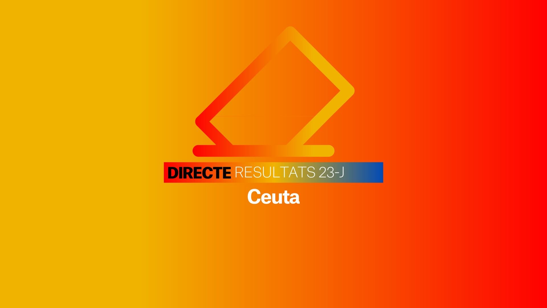 Resultats Eleccions Generals 2023 a Ceuta, DIRECTE | Escrutini en temps real