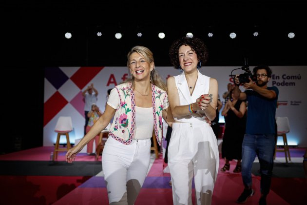 Yolanda Díaz i Aina Vidal. Foto: Montse Giralt