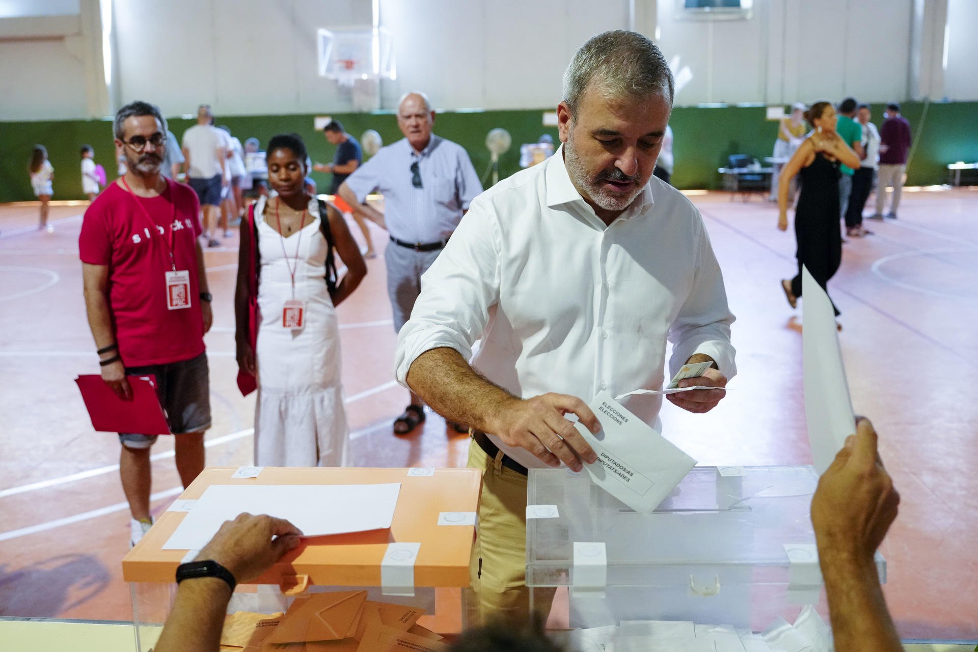 Alcalde de Barcelona, Jaume Collboni, eleccions generals 23 J