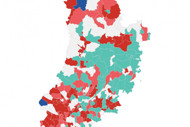 Així queda el vot a Lleida amb un 70% escrutat