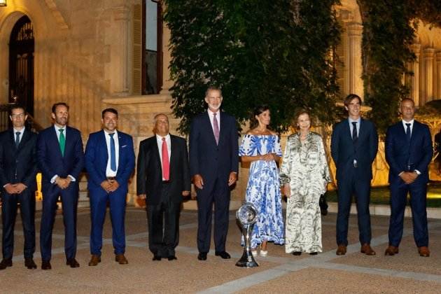 Felipe Letizia Sofía recepción palacio Marivent 2023 casa reial6