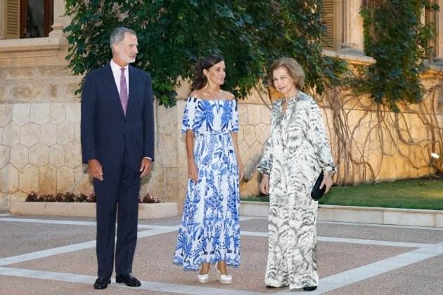Felipe Letizia Sofía recepción palacio Marivent 2023 casa reial2