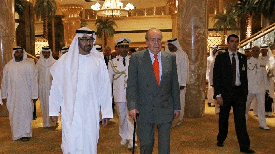 Joan Carles I a Abu Dhabi