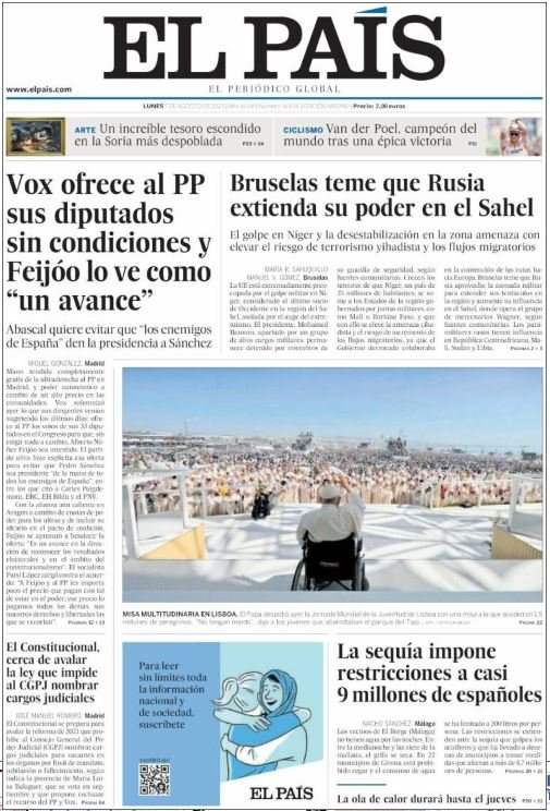 el pais 7 agost