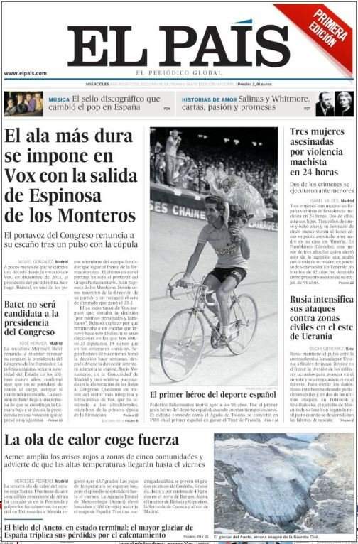 el pais 9 agost