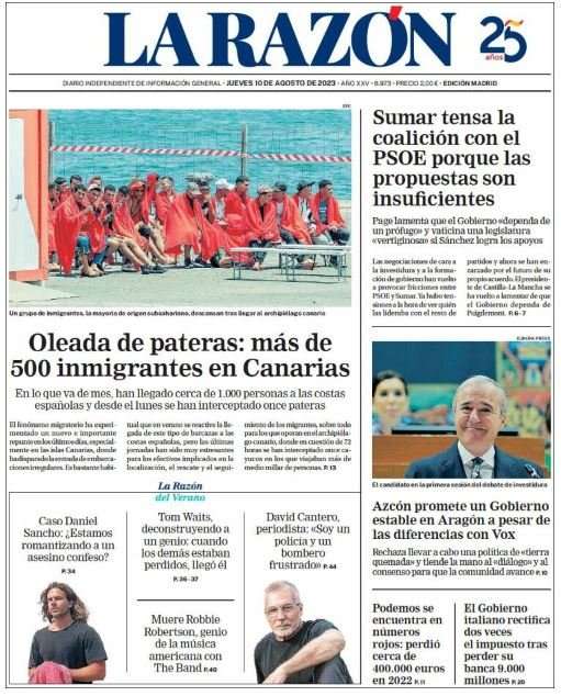 la razon 10 agost