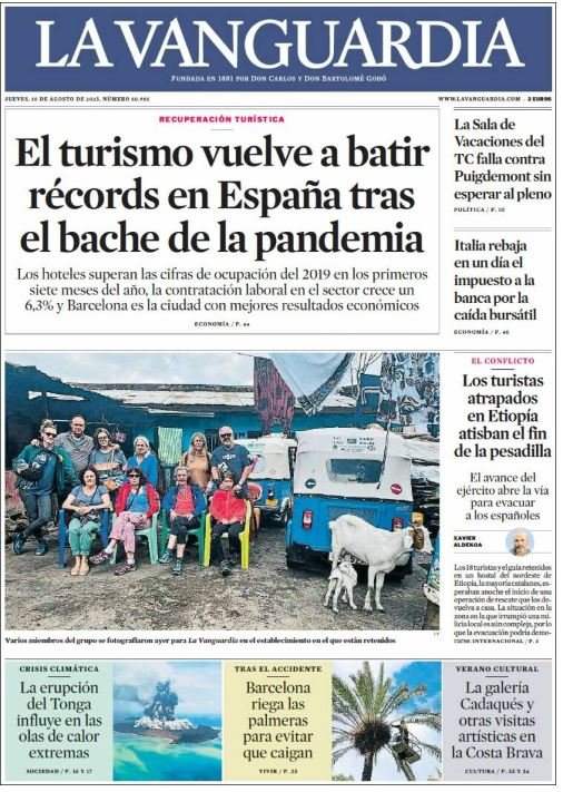 la vanguardia 10 agost