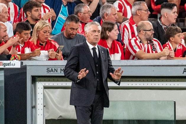 Carlo Ancelotti Reial Madrid Athletic Club calma / Foto: EFE