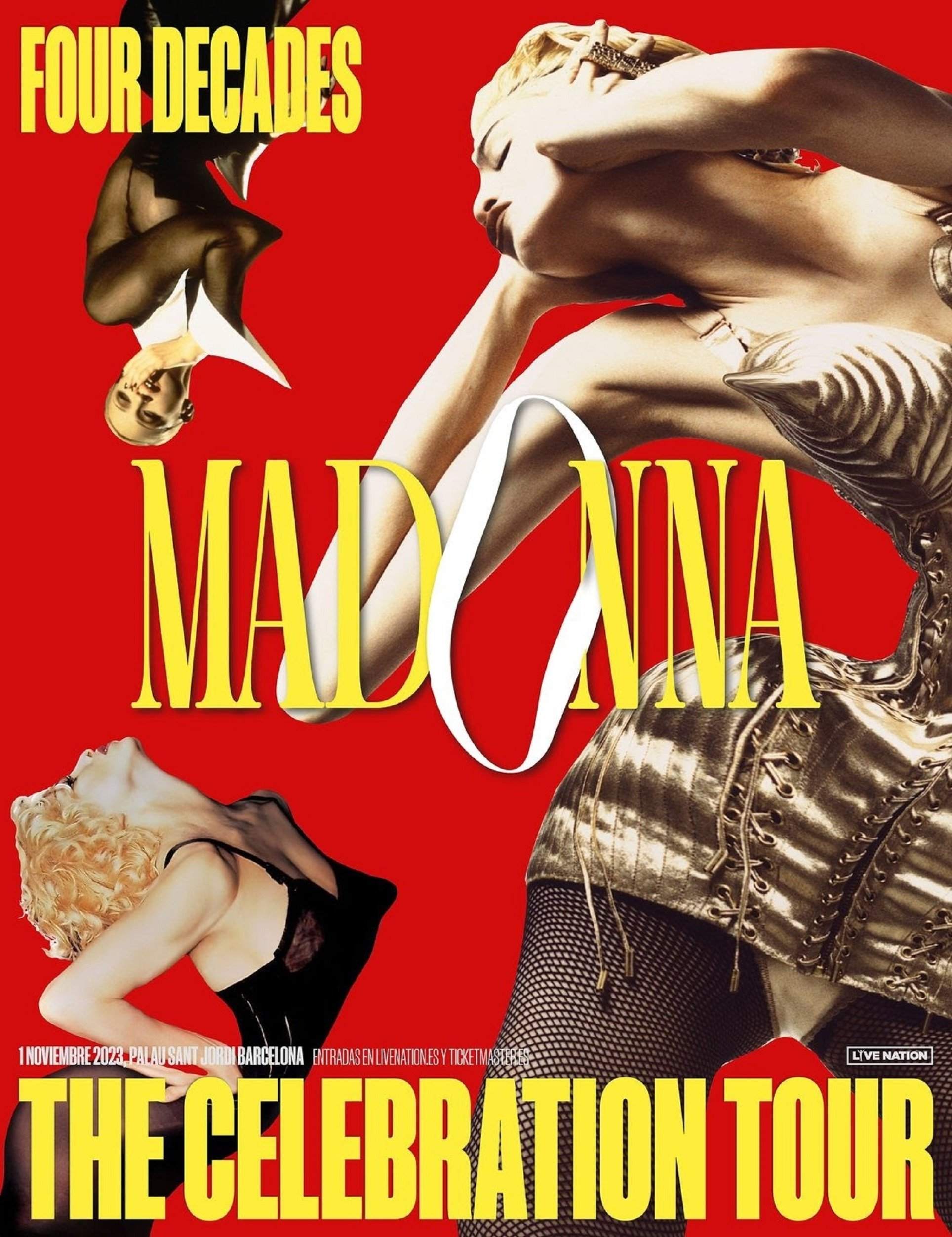 Madonna confirma las fechas de su gira europea: actuará en Barcelona el 1 y 2 de noviembre