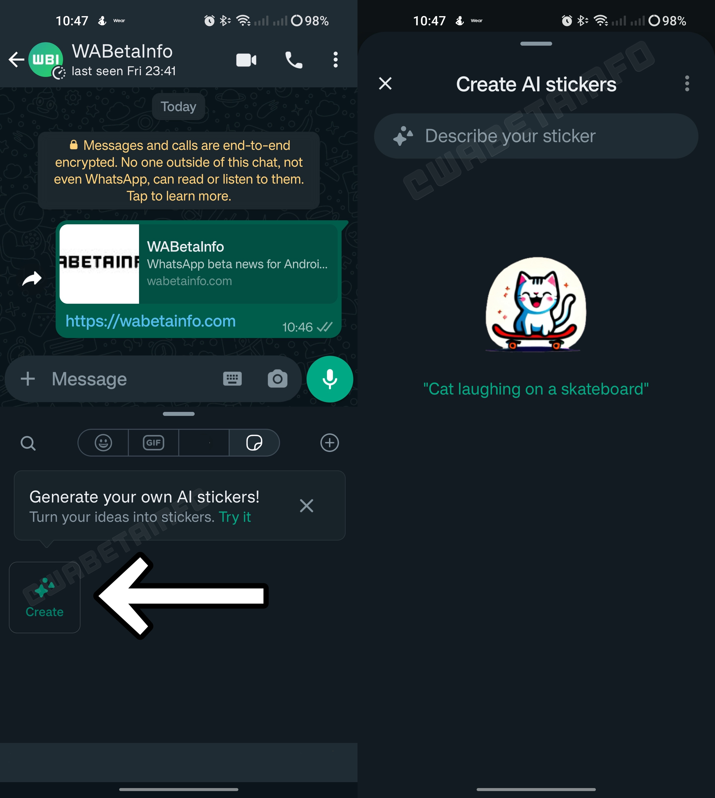 La IA se cuela en WhatsApp para generar los stickers que imagines