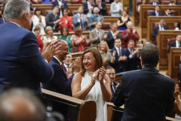 Francina Armengol celebra haver estat escollida.  EFE