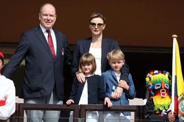 Albert, Charlene, Gabriella i Jacques de Mònaco / GTRES