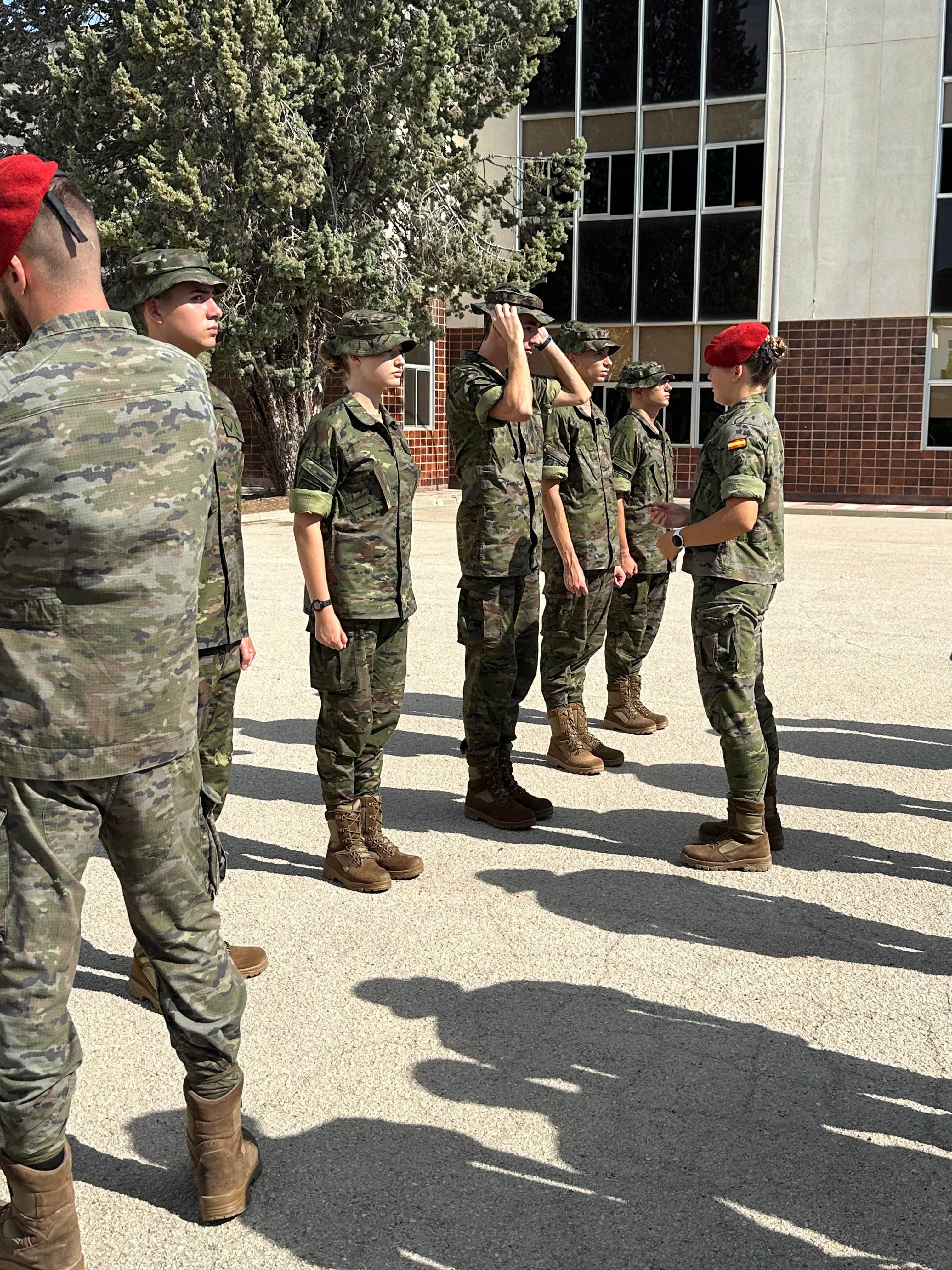 Leonor en el ejército TRES