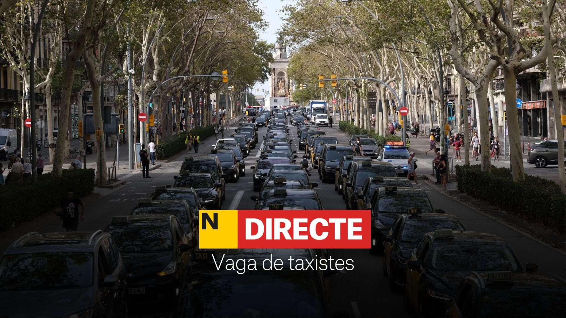 Huelga de taxis en Barcelona hoy, DIRECTO | Última hora de la protesta de Élite Taxi