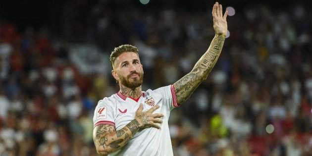 Sergio Ramos presentación Sevilla emocionado / Foto: EFE