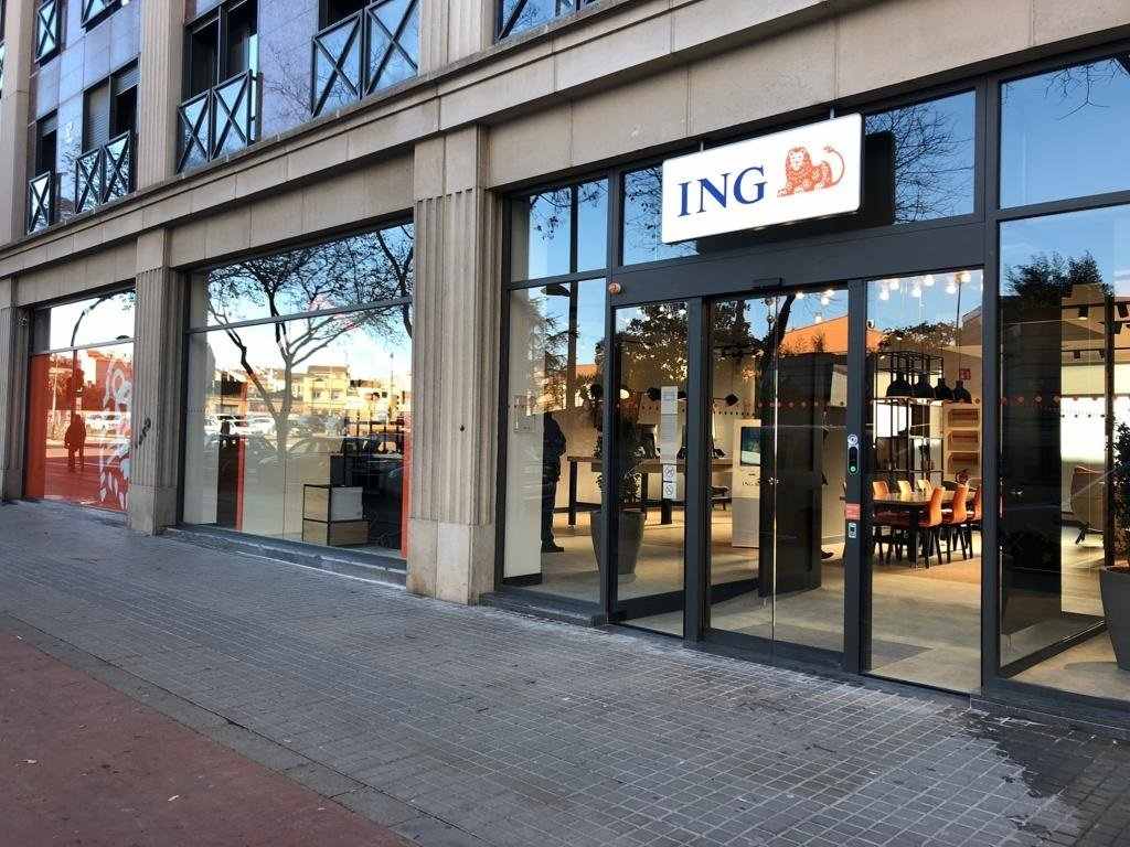 Una oficina de ING