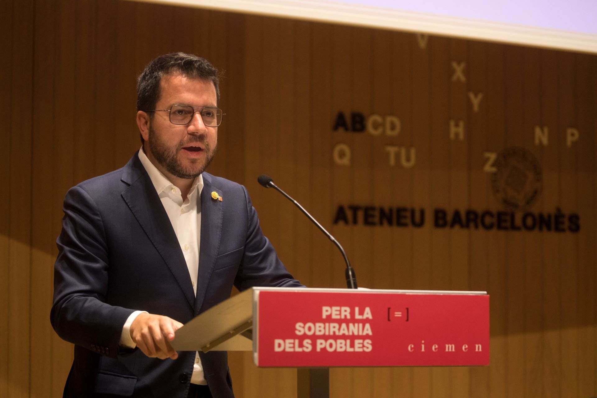 Aragonès reclama negociar l'autodeterminació amb el govern espanyol en una "segona fase"