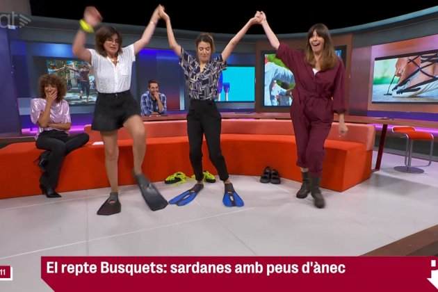 Sardana con pies de pato en Planta baja, TV3