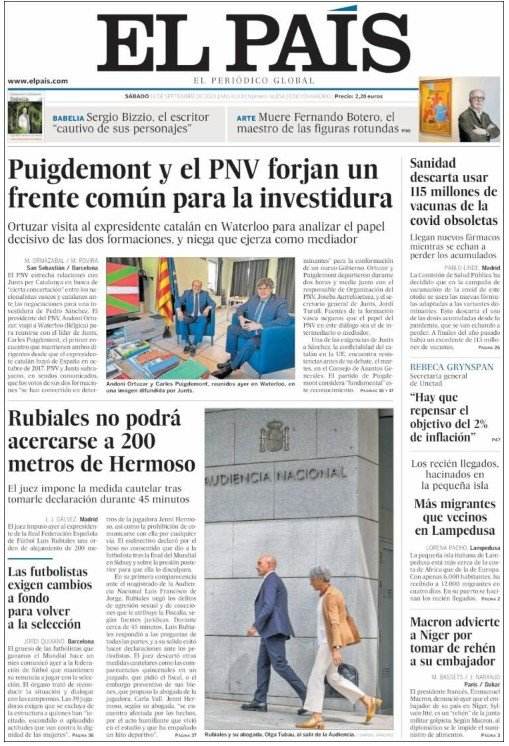 el pais 16 setembre