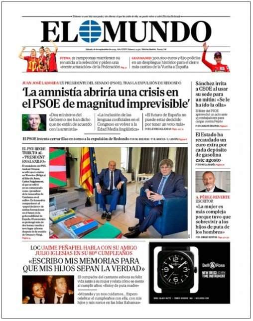 el mundo 16 setembre