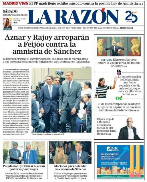 la razon 16 setembre