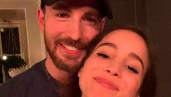 Chris Evans y Alba Baptista