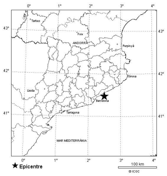 Registren un terratrèmol de 2,5 graus al Maresme