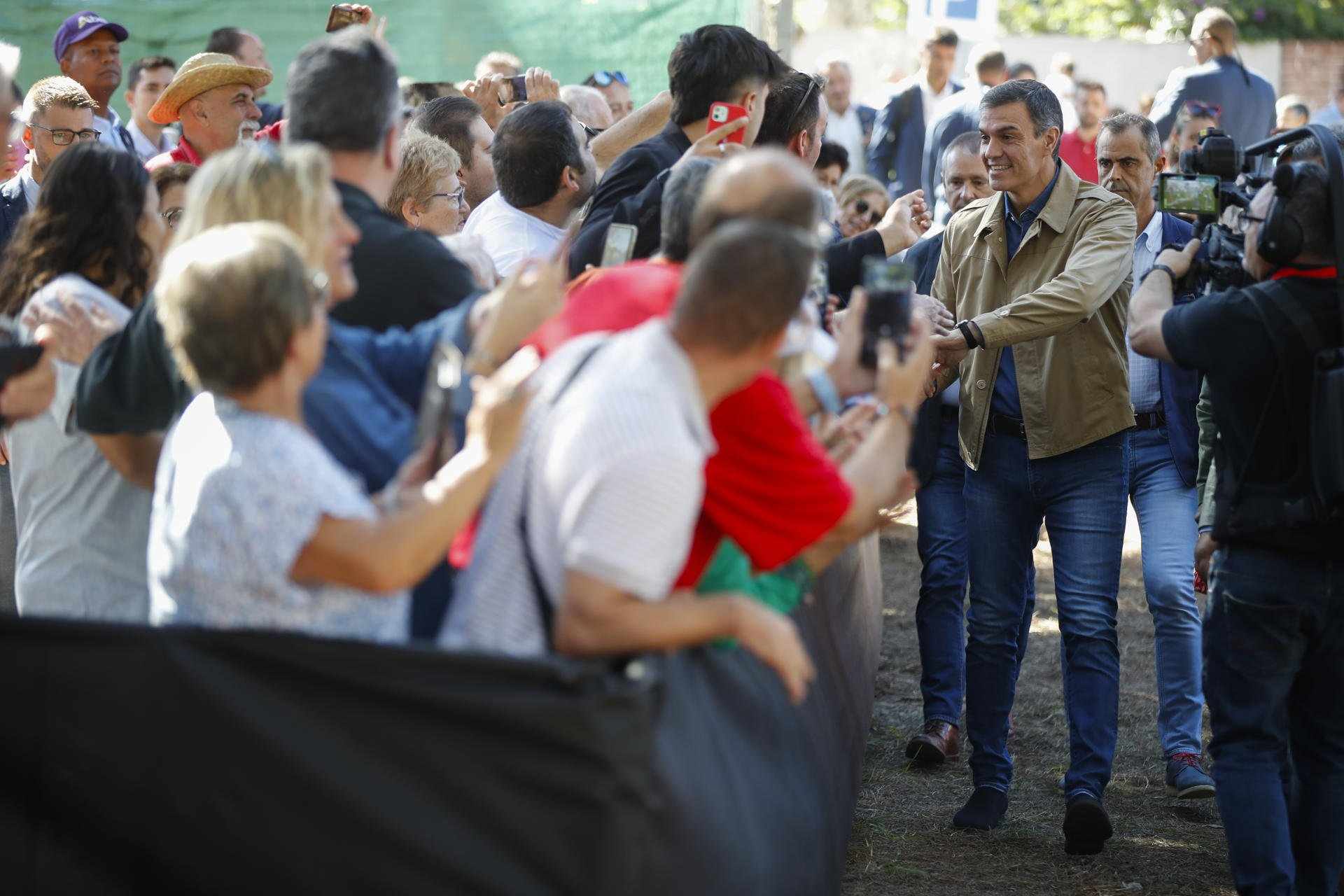 Pedro Sánchez a la Festa de la Rosa a Gavà