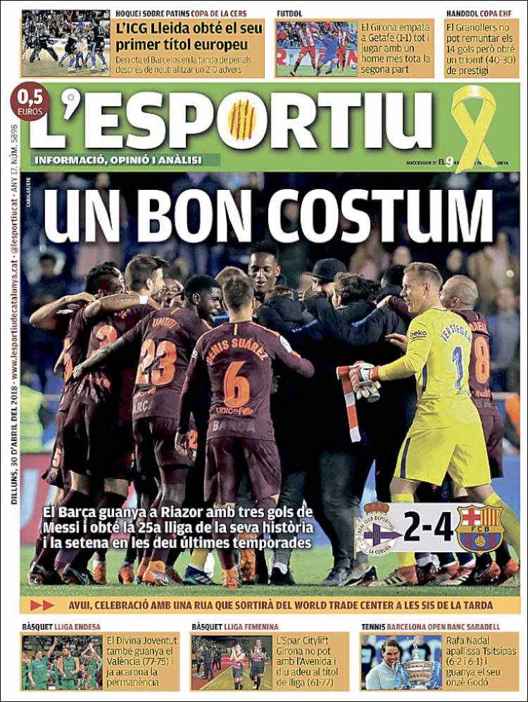 El Deportivo Portada 30 04 2018