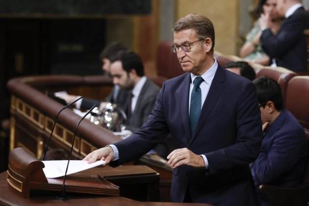 Alberto Núñez Feijóo segunda votación debate investidura Efe