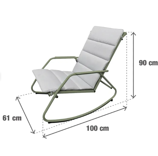 Enamoradas del sillón mecedora reinventada por Leroy Merlin