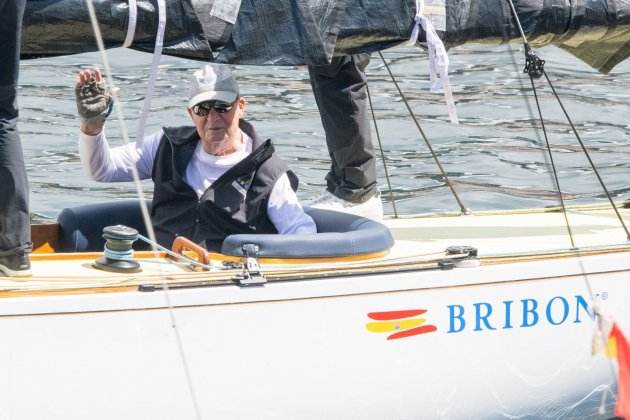 rey emérito Juan Carlos I a una regata en Sanxenxo / Europa Press