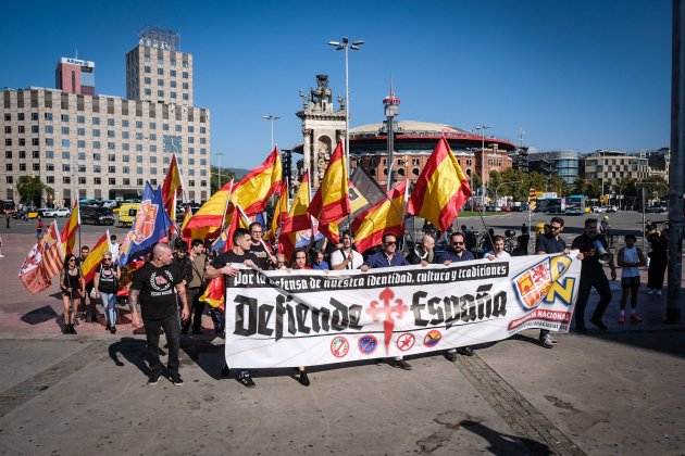 Manifestació ultra. Democracia Nacional, 12O 2023. Carlos Baglietto